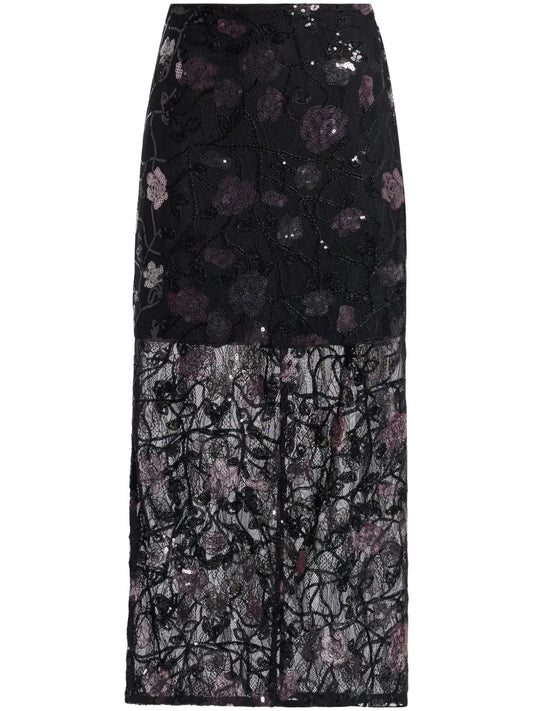 Lace Midi Skirt
