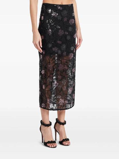 Lace Midi Skirt