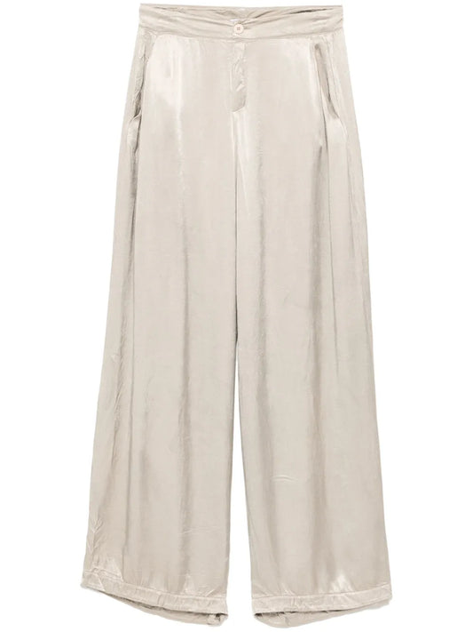 Satin Palazzo Pants