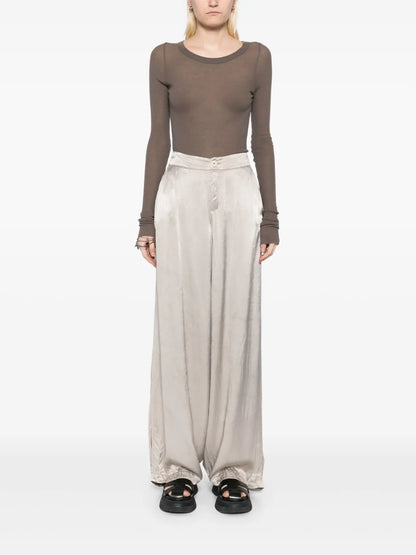 Satin Palazzo Pants