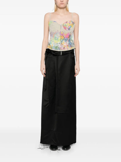 Raw Edge Skirt