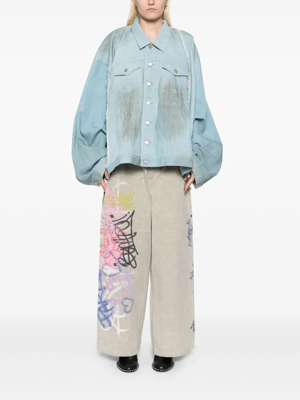 Raw Edge Denim Jacket