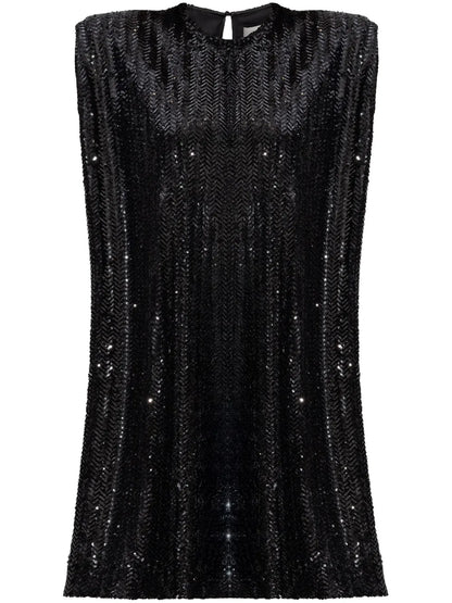 Sequinned Mini Dress