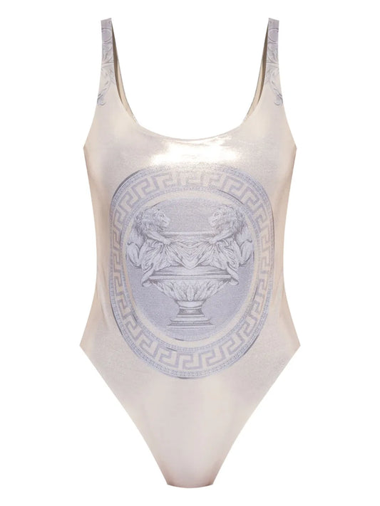 Statue Print Swimsuit