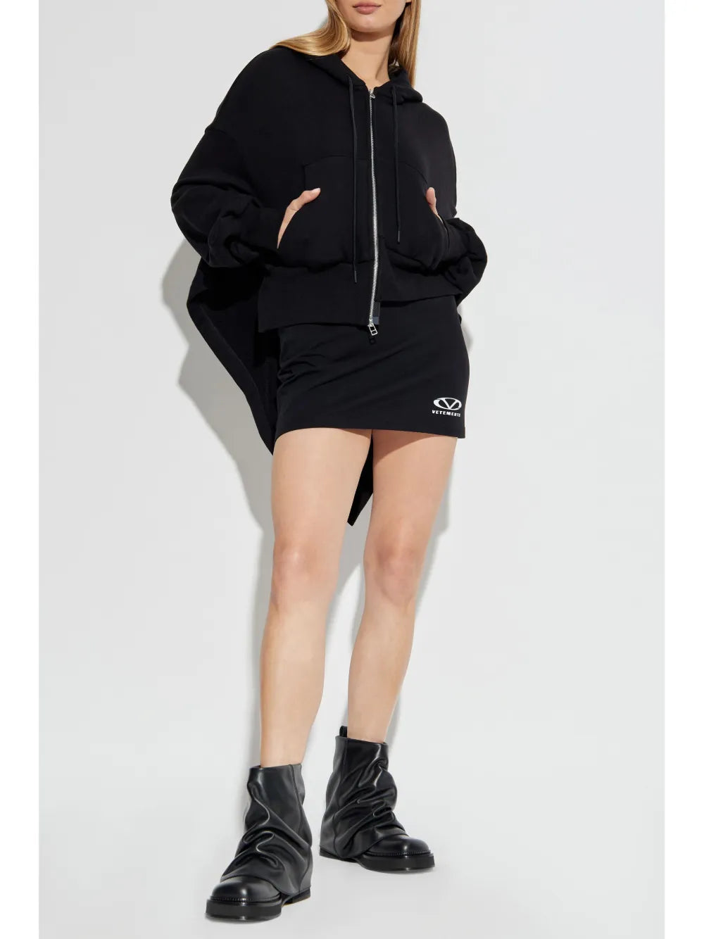 Logo-Print Mini Skirt