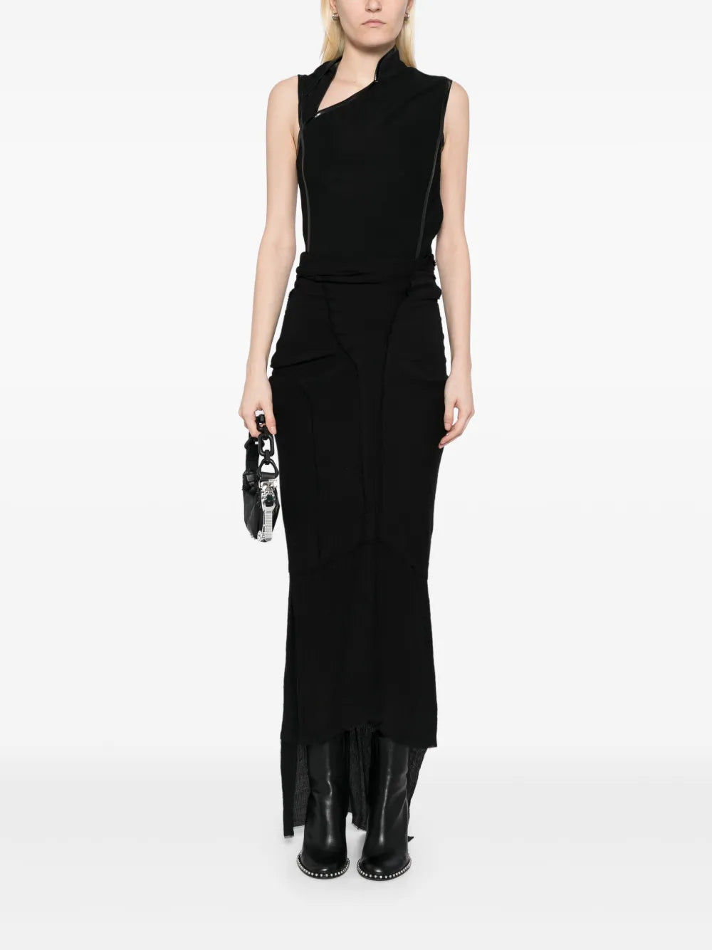 Asymmetric Collar Vest