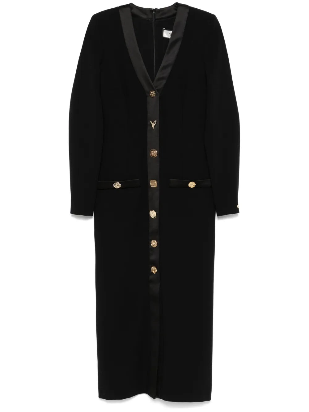 V-Neck Midi Dress