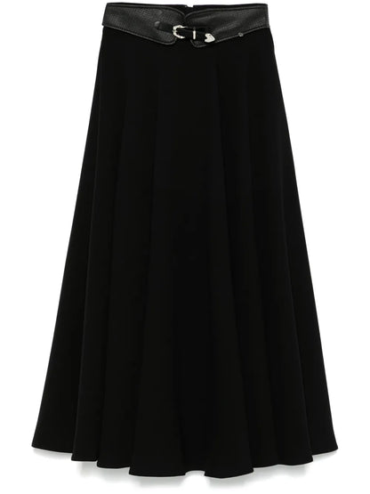 Belted Midi Skirt