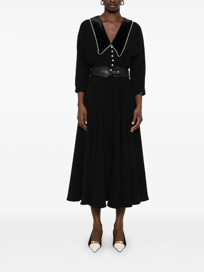 Belted Midi Skirt