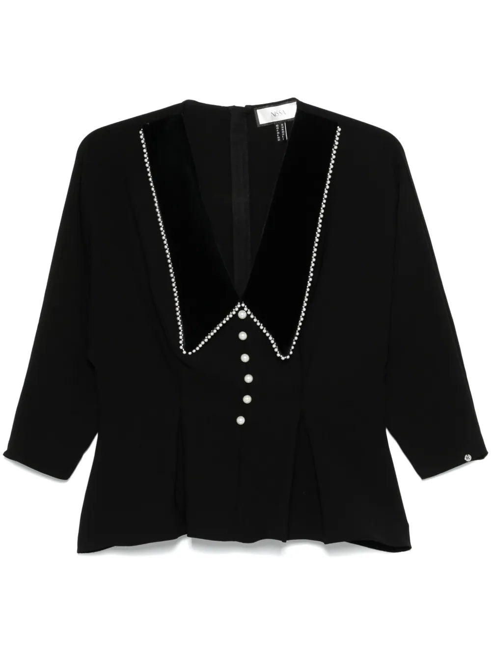 Oversized-Collar Shirt