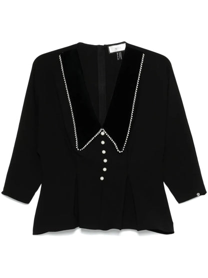 Oversized-Collar Shirt