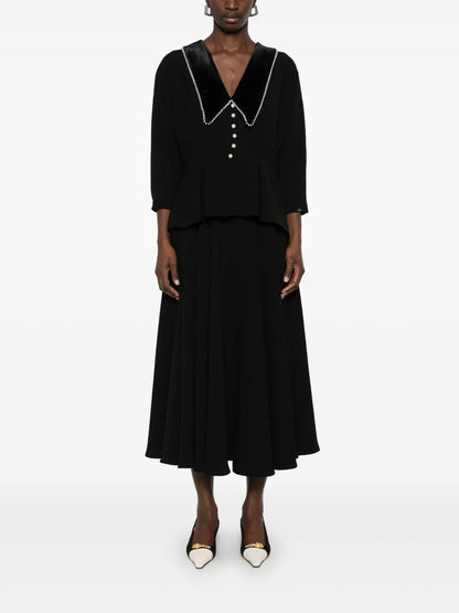 Oversized-Collar Shirt