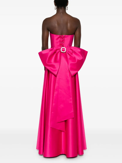 Bow-Detail Maxi Dress