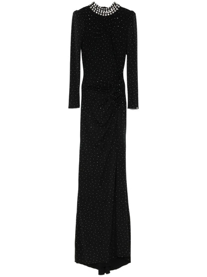 Crystal-Embellished Maxi Dress