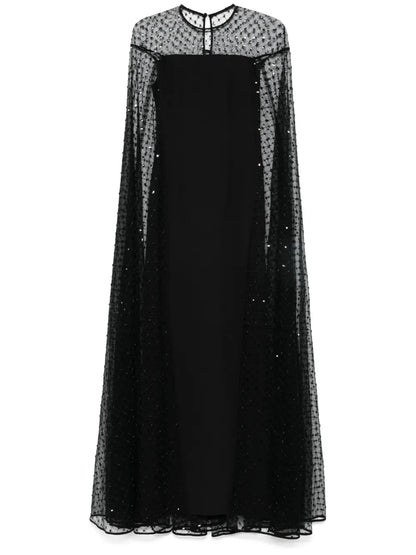 Sequin-Embellished Gown
