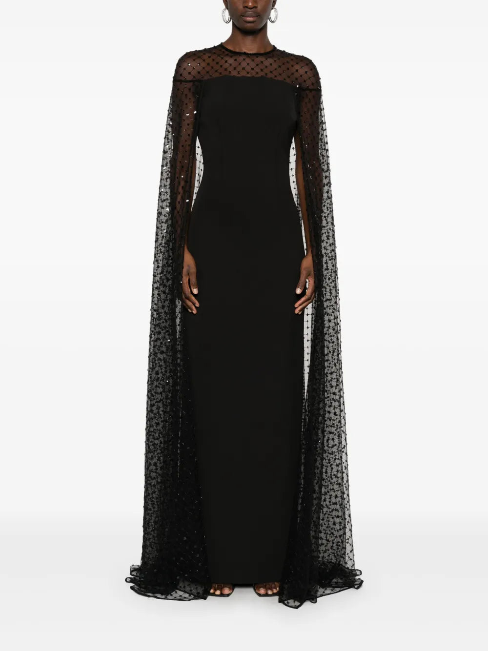 Sequin-Embellished Gown