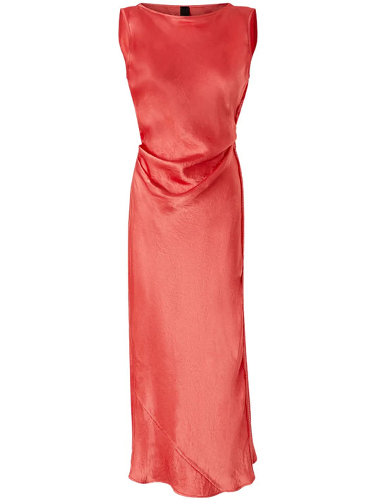 Satin-Finish Dress