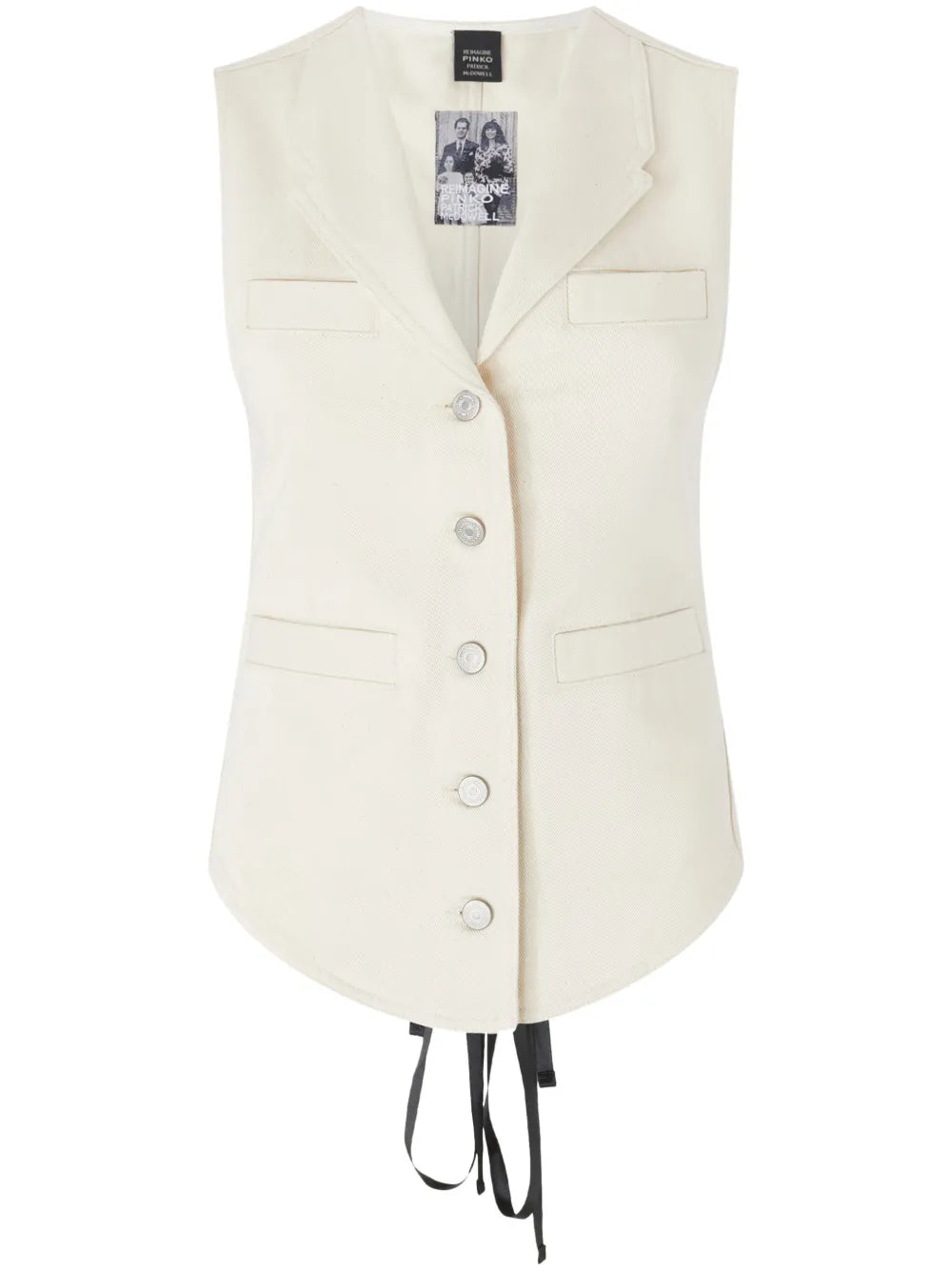 Tie-Detail Waistcoat