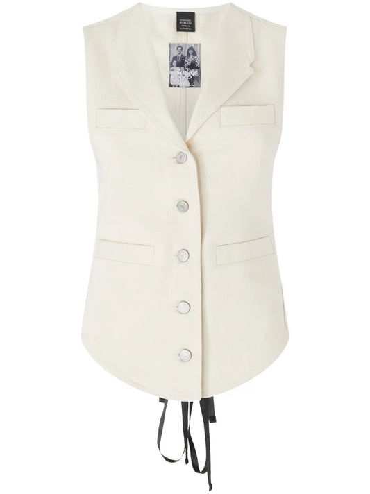 Tie-Detail Waistcoat