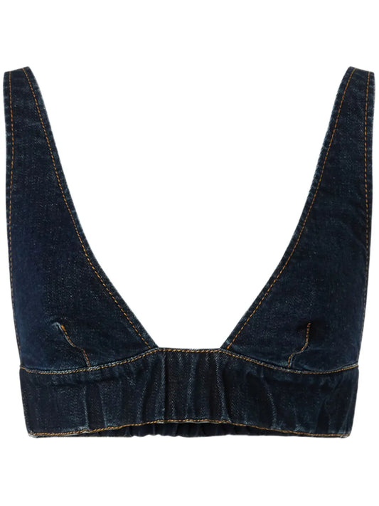 Denim Crop Top
