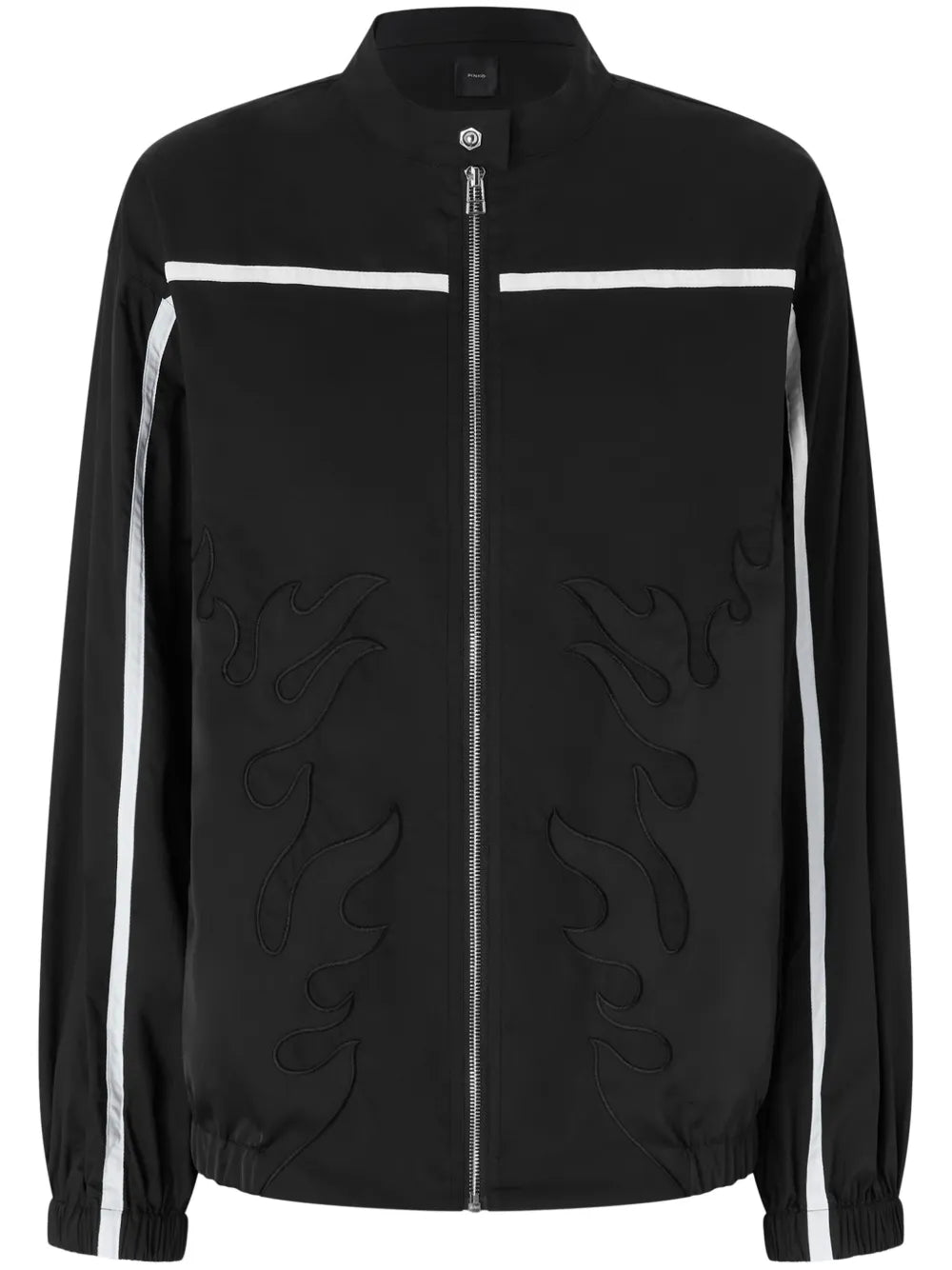 Flame Patch Bomber Jacket