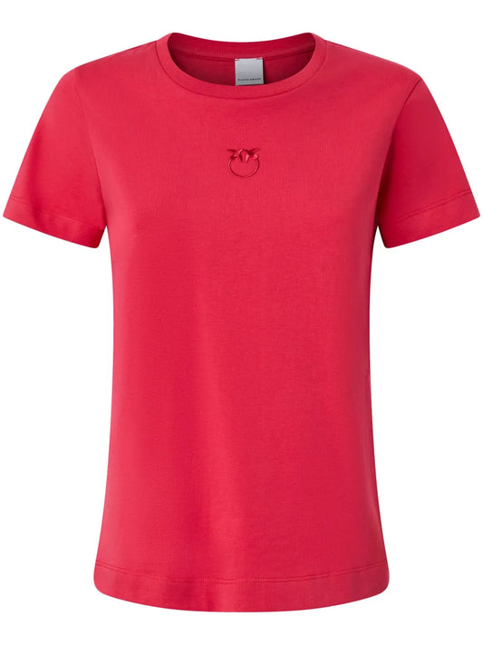 Love Birds-Embroidered T-Shirt