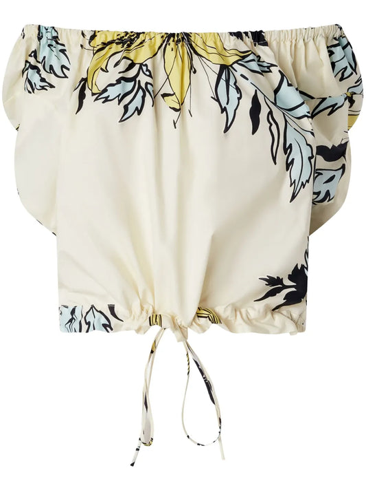 Floral-Print Top