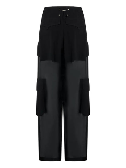 Sheer Cargo Pants