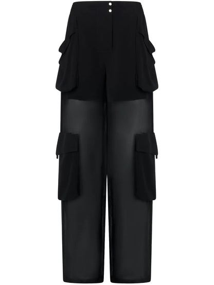 Sheer Cargo Pants