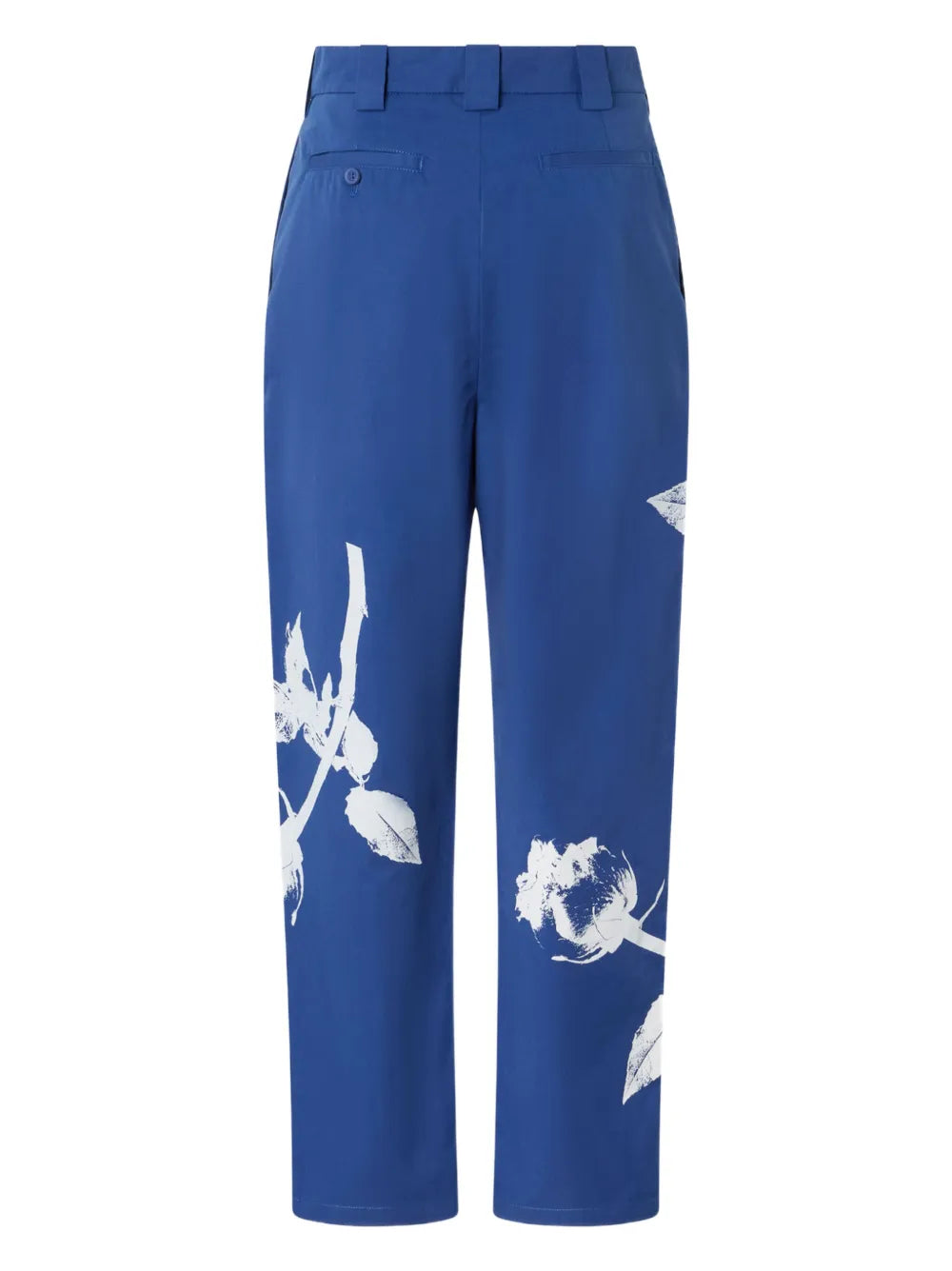Floral-Print Cotton Pants