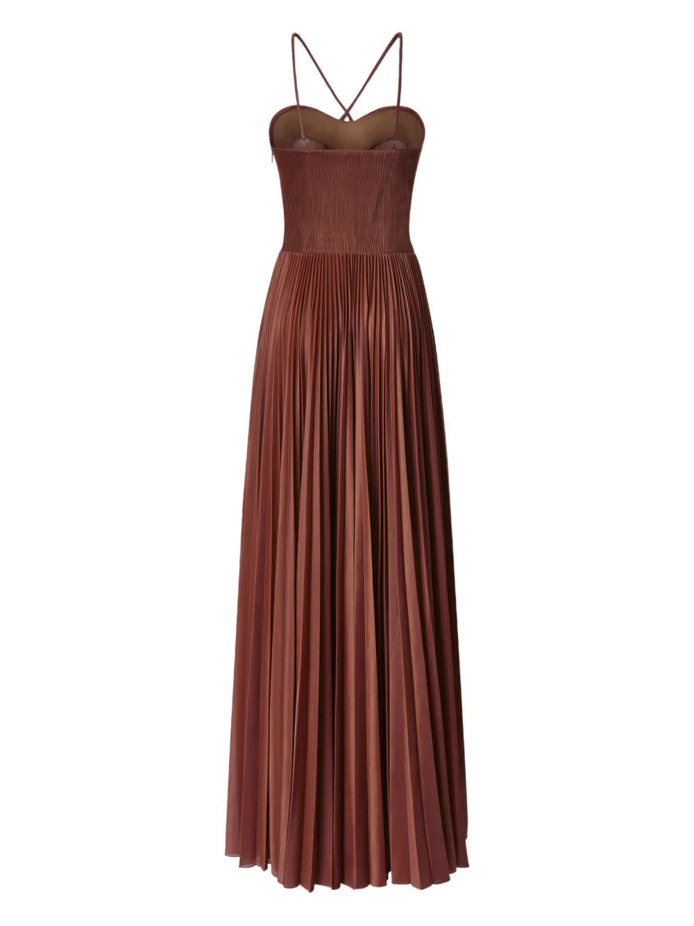Plissé Maxi Dress