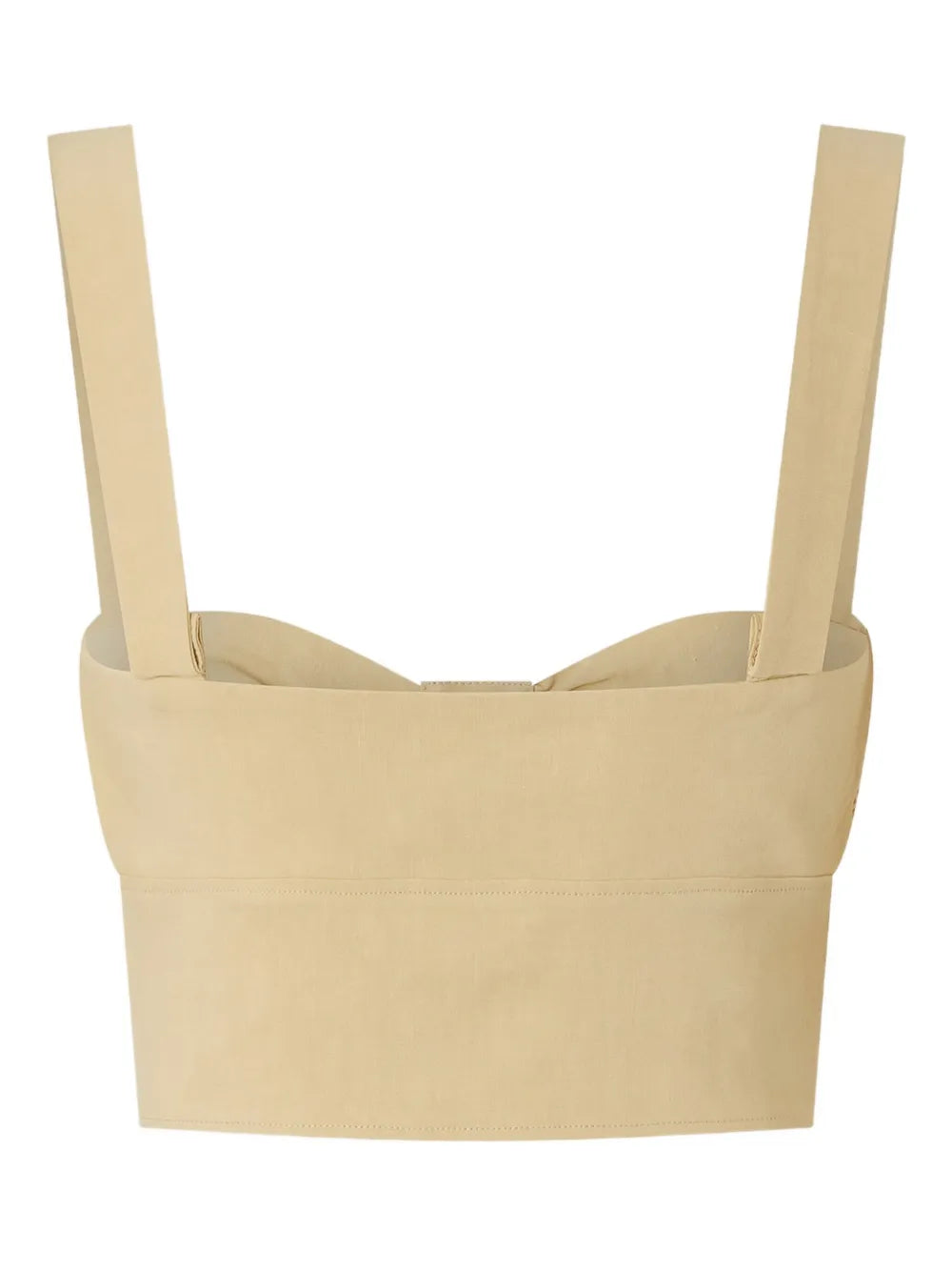 Ruched-Front Crop Top