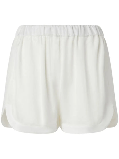 Elasticated-Waistband Shorts