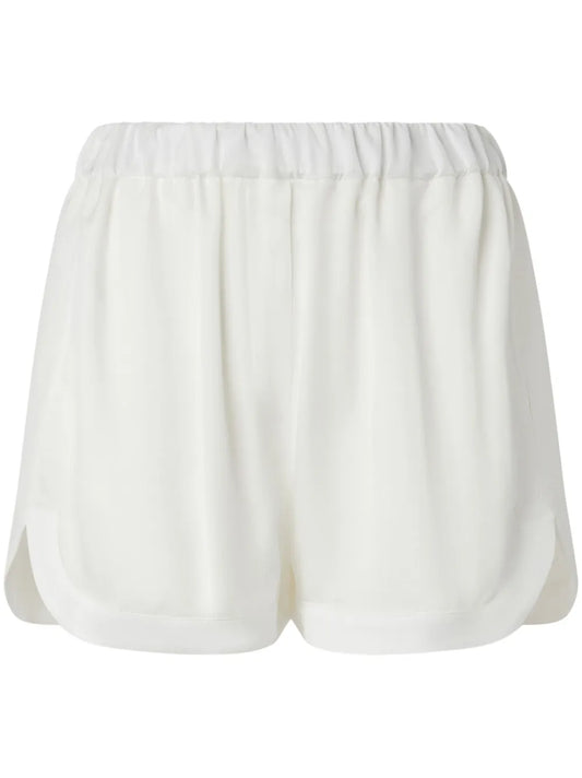 Elasticated-Waistband Shorts