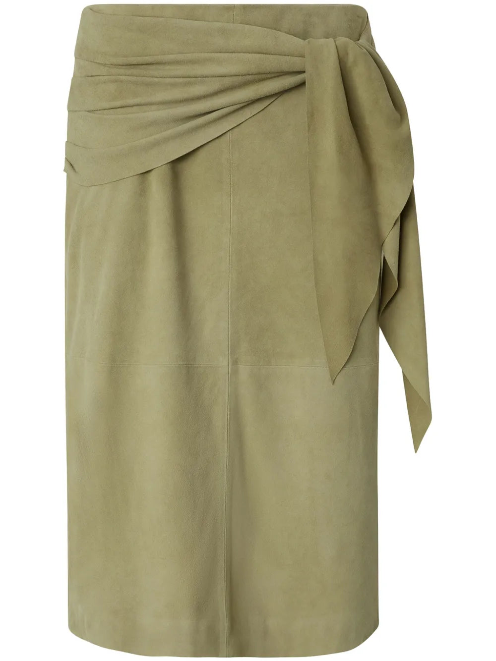 Leather Midi Skirt