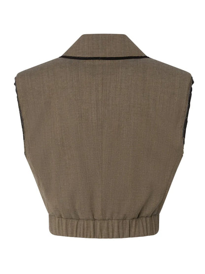 Cropped Waistcoat