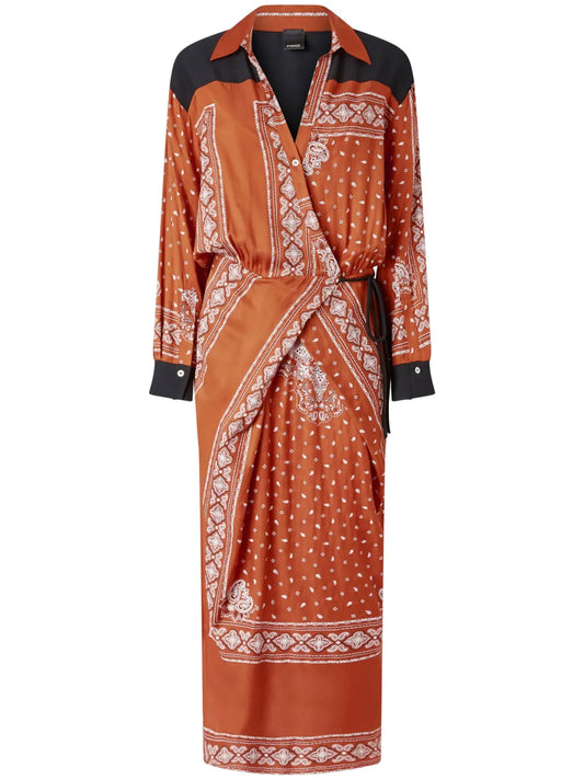 Bandana-Print Dress