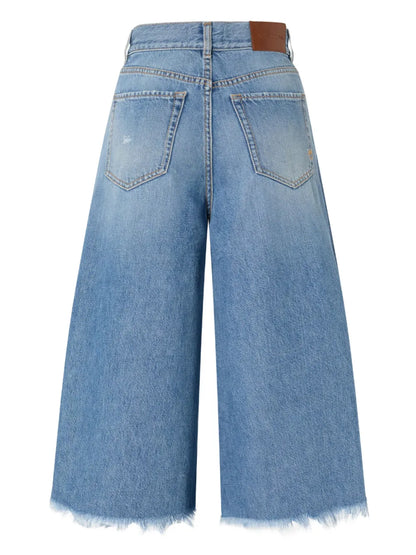 Fringed Flared Jeans