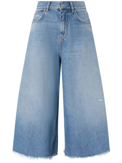 Fringed Flared Jeans