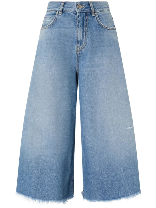 Fringed Flared Jeans
