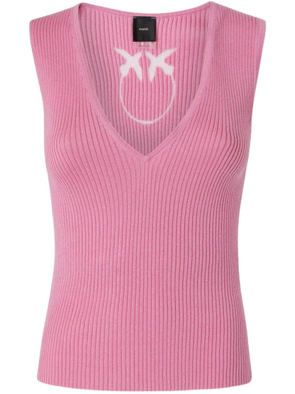 Ribbed Sleeveless Top