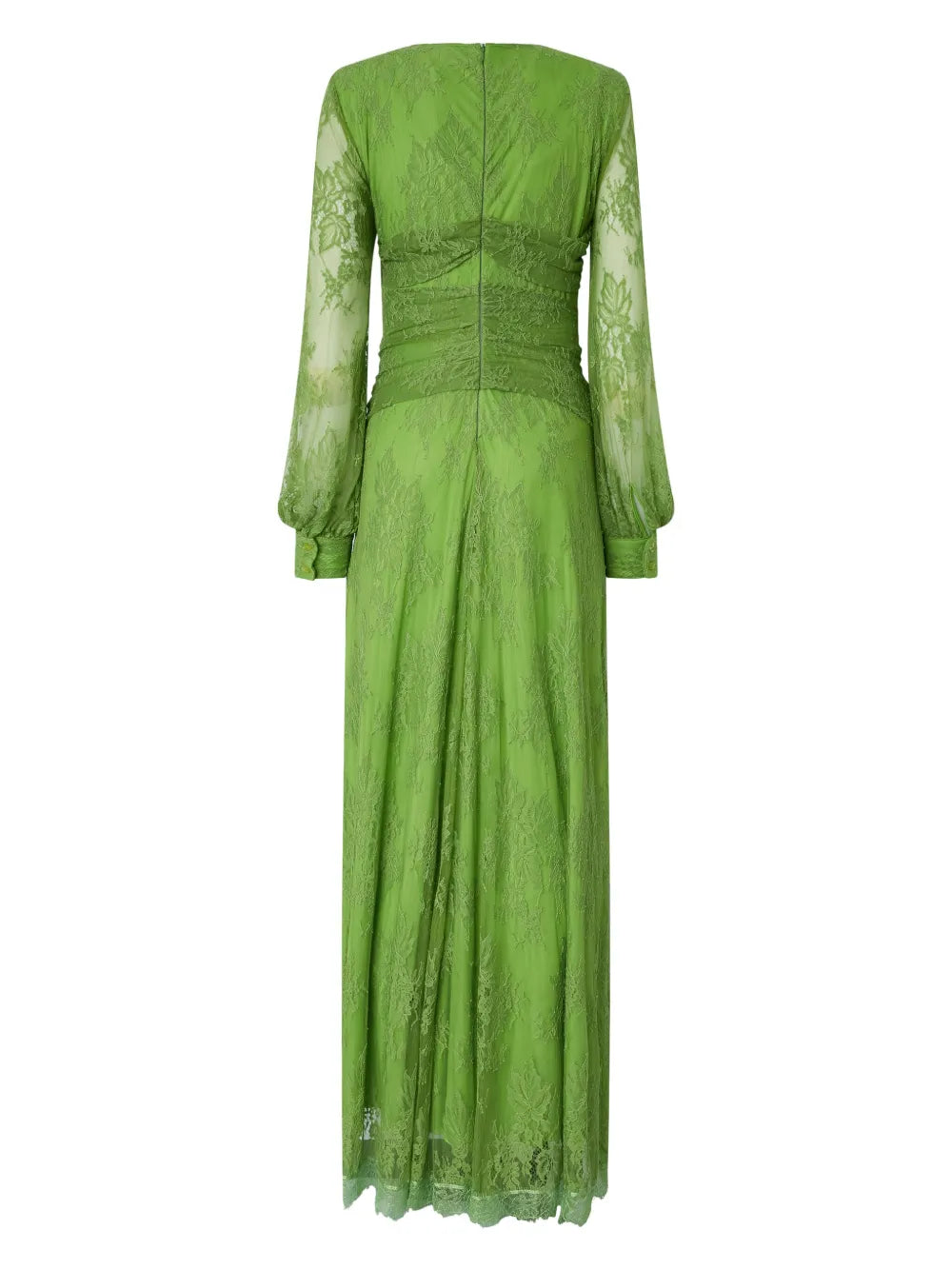 Lace-Panelled Gown