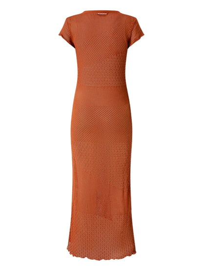 Cap Sleeves Dress