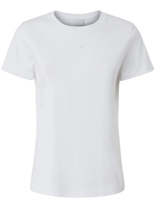 Love Birds-Embroidered T-Shirt