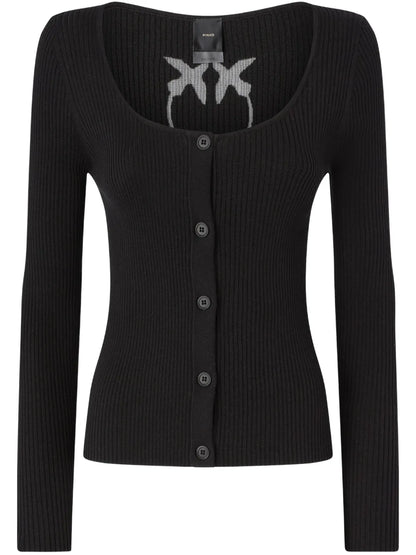 Ribbed Cropped Cardigan