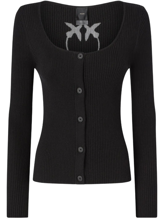 Ribbed Cropped Cardigan