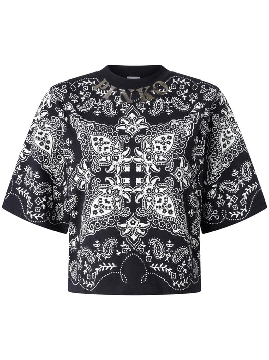Paisley Print T-Shirt