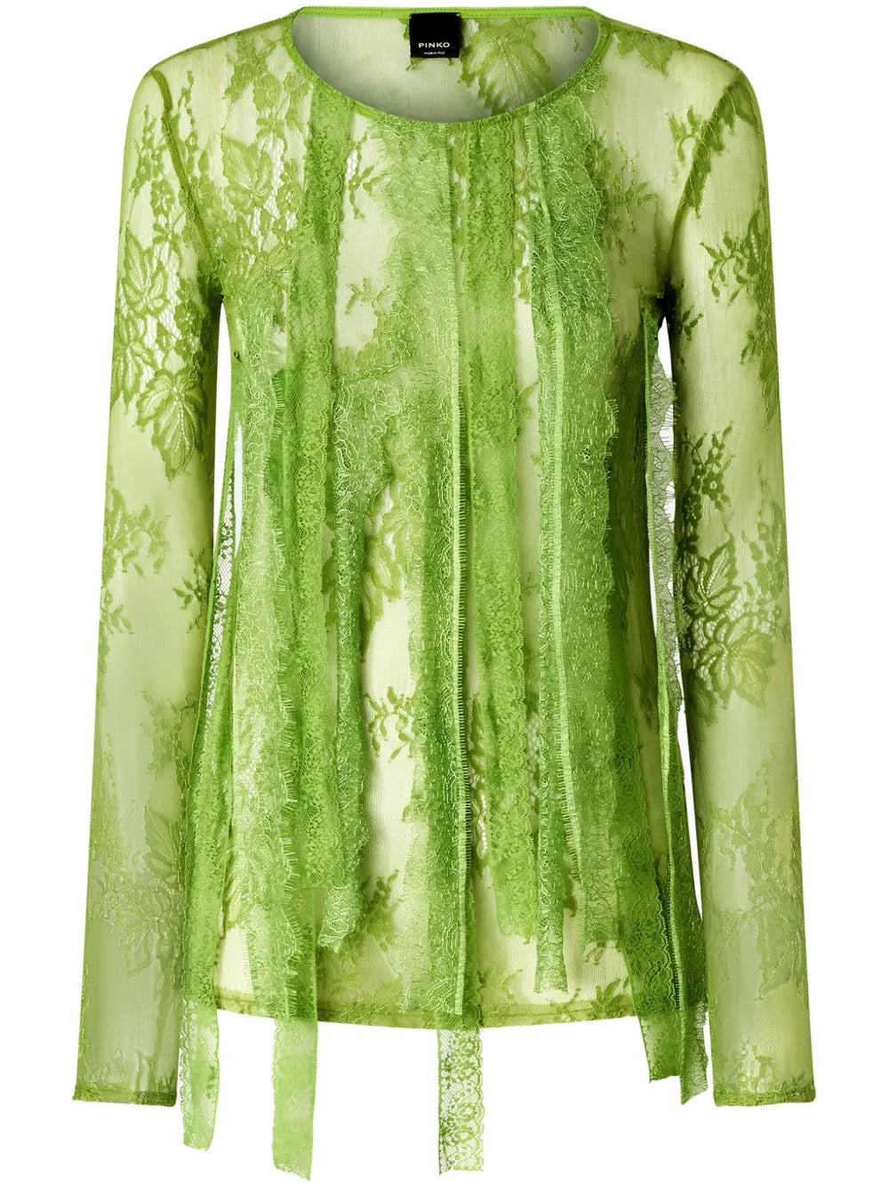 Lace-Appliqué Top