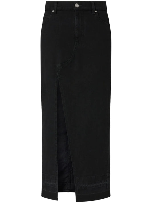 Denim Maxi Skirt