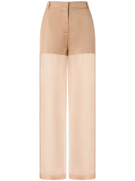 Panelled Straight Trousers